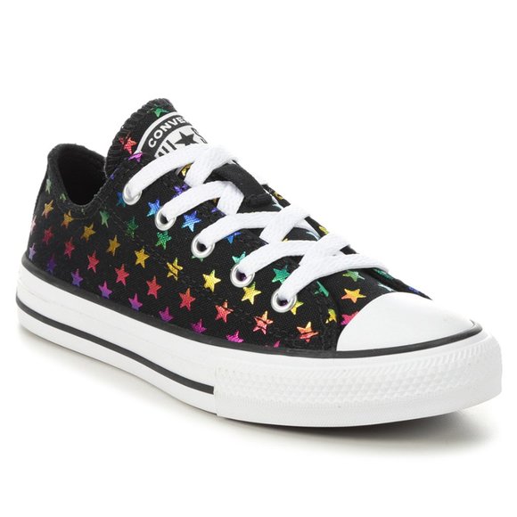 Converse Other - Converse Chuck Taylor All Star Archive OX Foil Star Print Sneakers 5 Youth